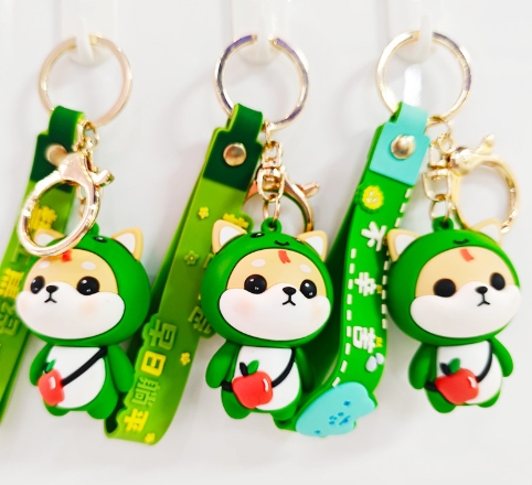 Kawaii Emoji soft pvc keychain filling machine